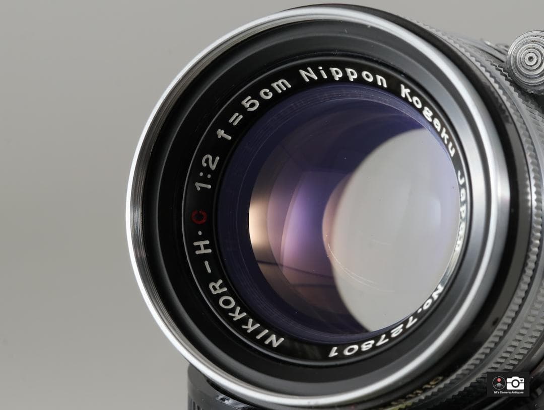 Nikkor H C 5ｃm F/2 黒帯ライカＬ３９レンズ整備済３