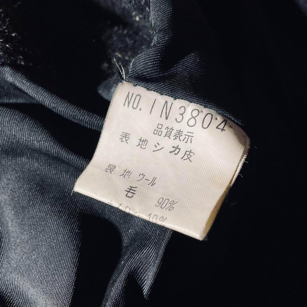 【革ジャン】boutique nicole ブティック ニコル シカ皮