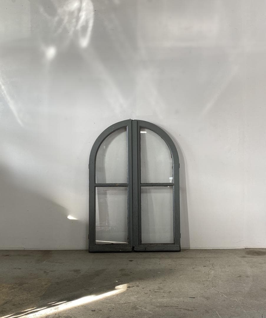 フランス アンティーク Arch window 窓 アーチ ドア