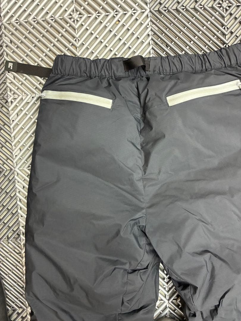 バスブリゲード×ナンガ！オーロラダウンパンツ 760FP！防水！ブラック&グレー
