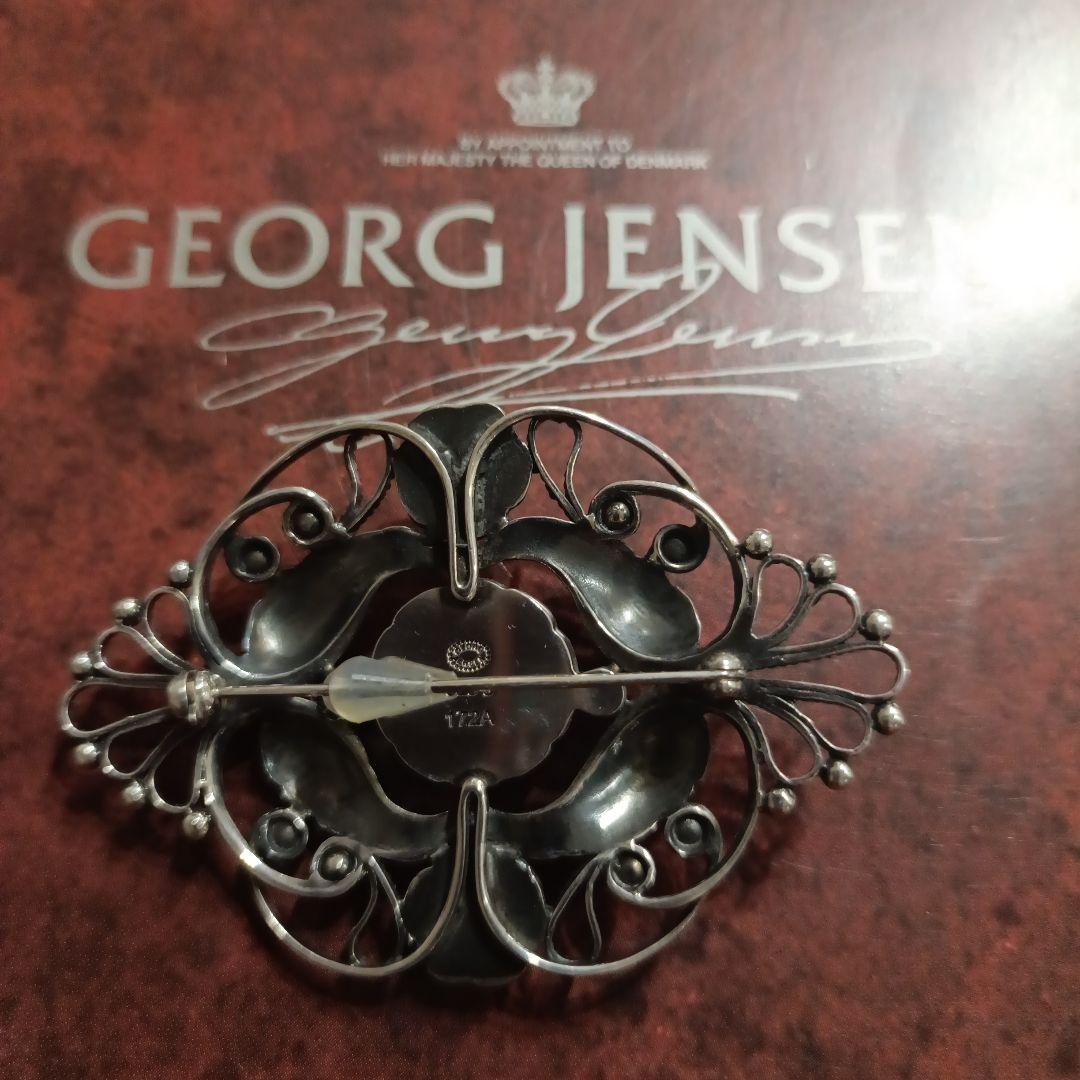 ほぼ未使用　  ブルームーンストーン　ブローチ172A