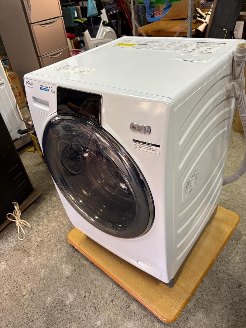 美品 アクア ドラム式洗濯乾燥機 AQW-DX12M 洗濯12kg 乾燥6kg