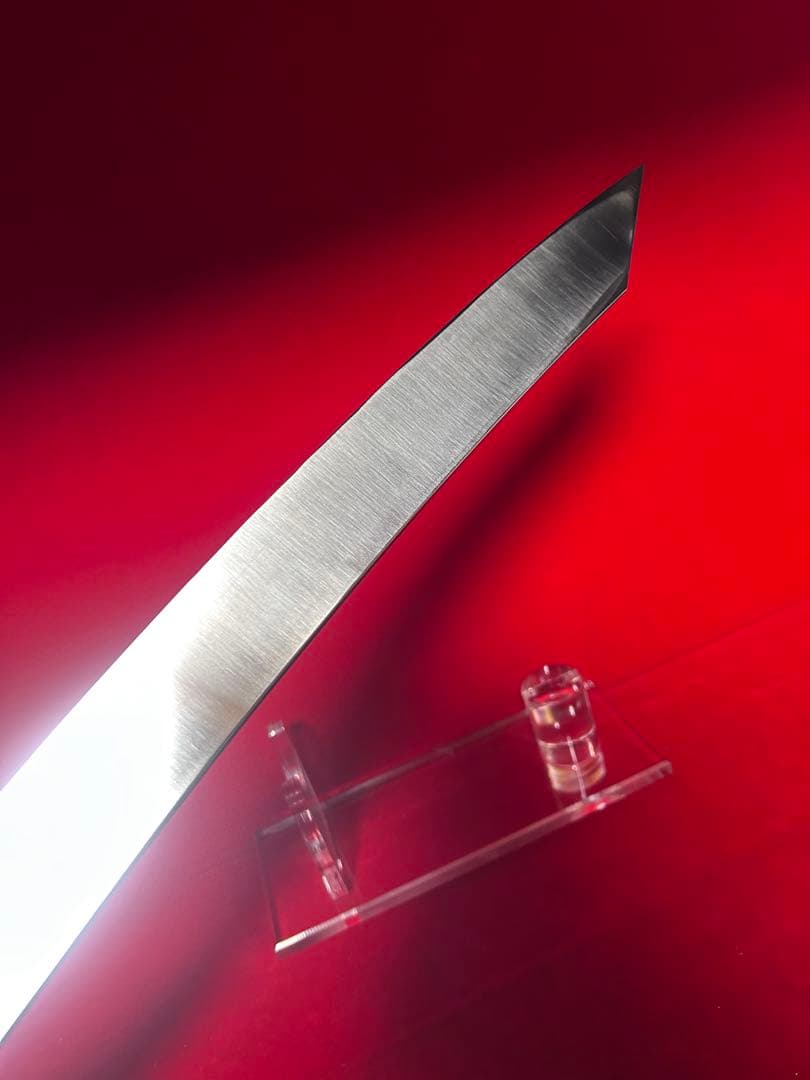 01562 包丁　切付　鬼反り　鏡面仕上げ　切味抜群　箱付　未使用品