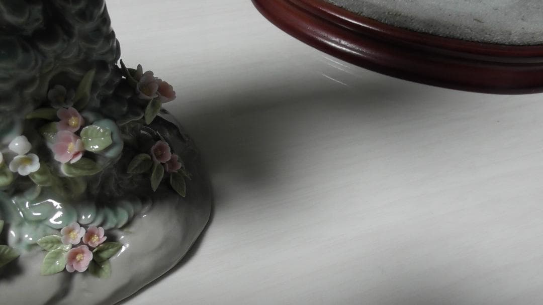 LLADRO　リヤドロ【求愛（２羽の鶴）台座付】値下　リアドロ　インテリＬ318