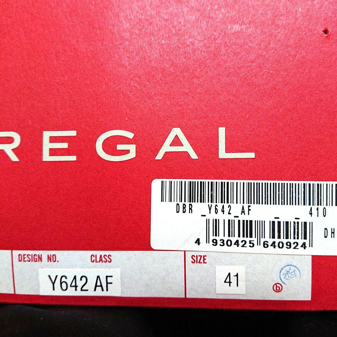 REGAL ダークブラウン モカシンシューズ Y642 AF 41