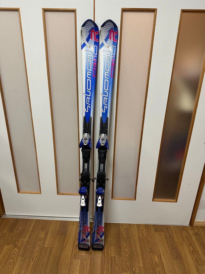 3セットSALOMON スキー板 162 cm、ブーツ27.5 ストック付