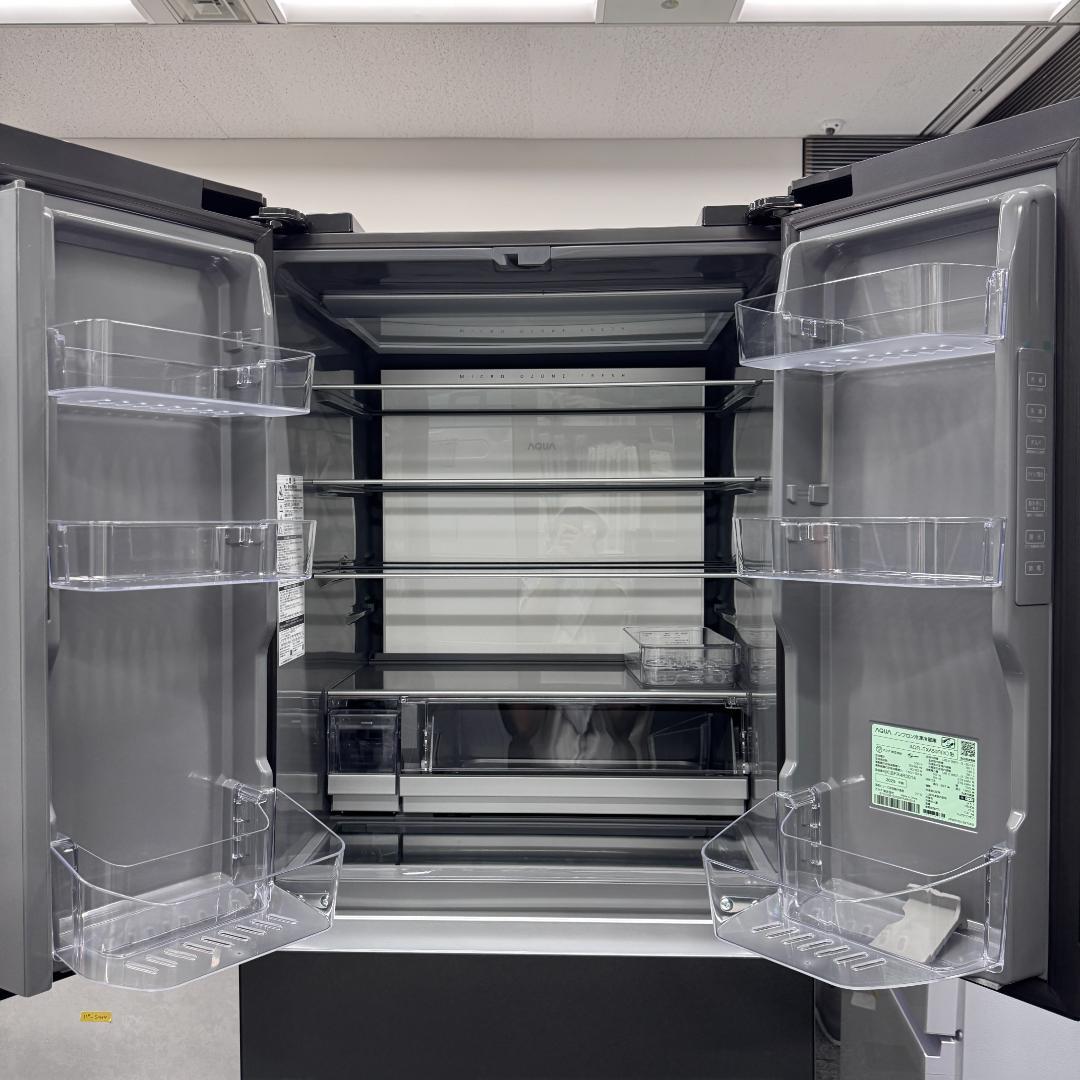 AQUA 501L 冷蔵庫 ファミリー向け AQR-TXA50R(K) 2025
