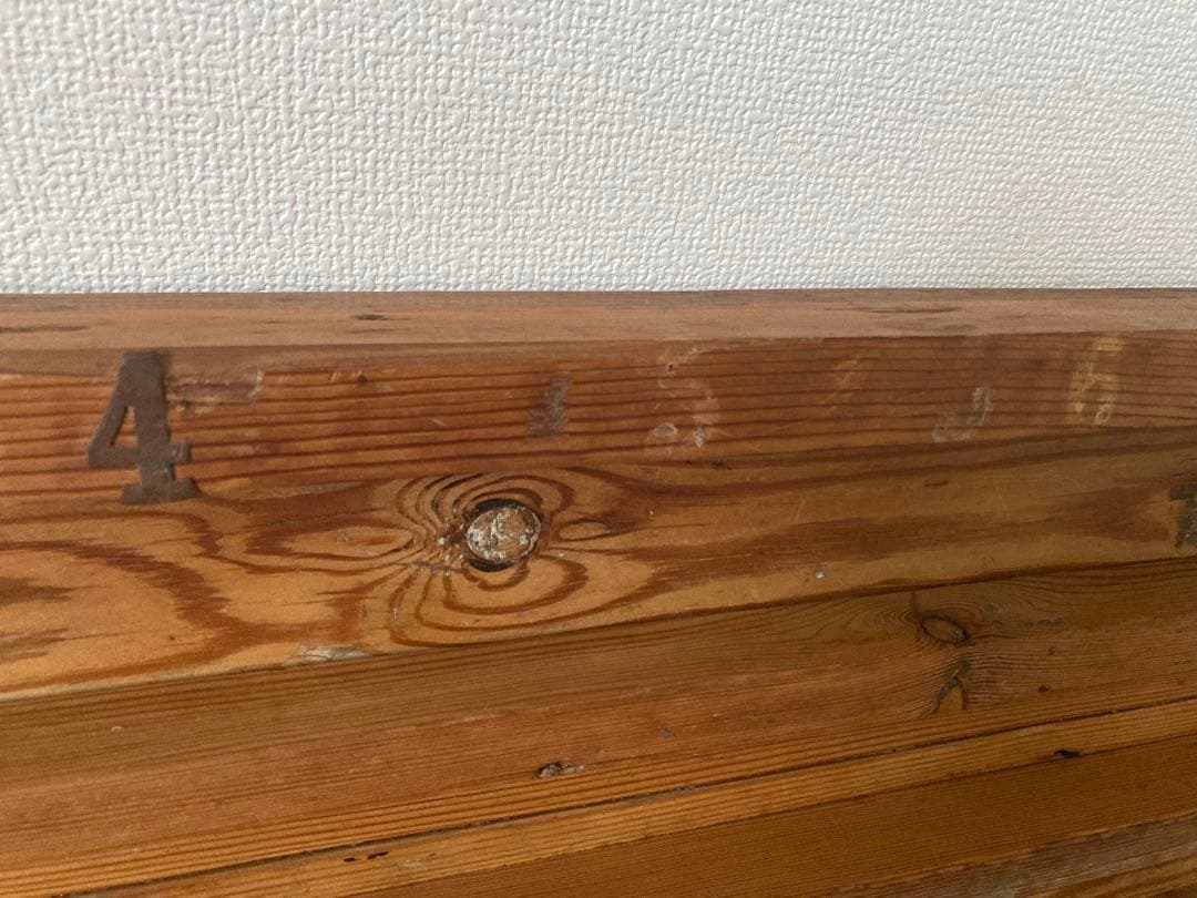 アンティークパインシェルフ