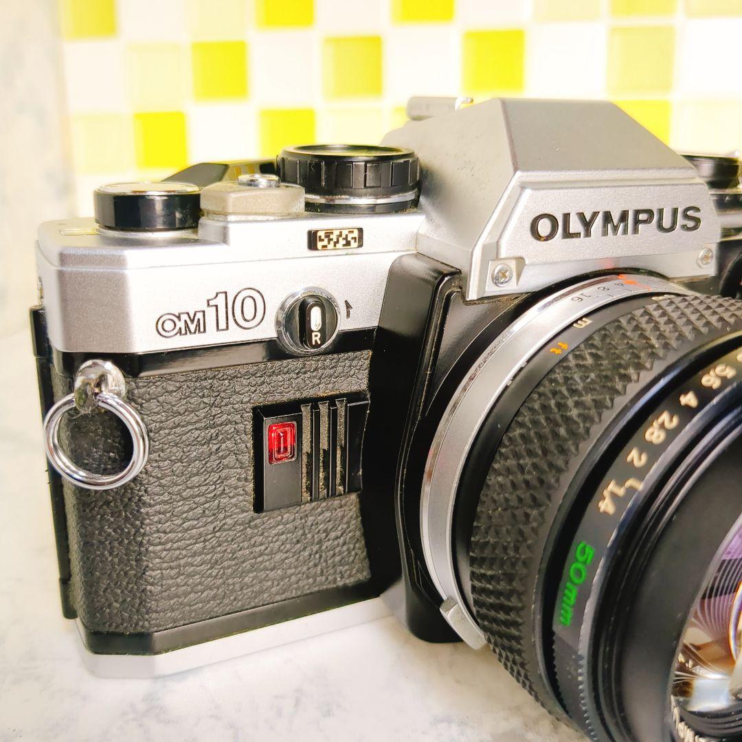 整備済み★ OLYMPUS OM-10 一眼レフ フィルムカメラ レンズセット