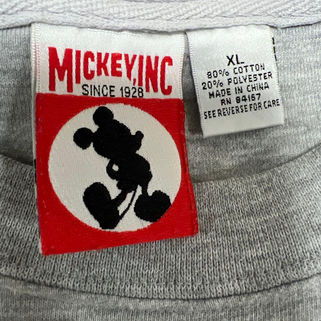 【希少XL】Disney 25周年記念刺繍トレーナー ミッキージニー　スウェット