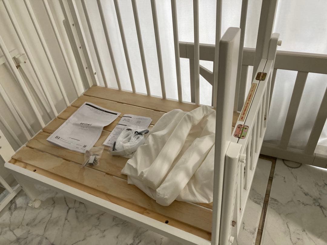 ［叫び太郎さま専用］そいねーる　soinel ミニベビーベッド ホワイト