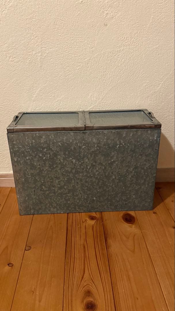 ヴィンテージ　ブリキ　駄菓子屋　ショーケース　ガラス 蓋付き