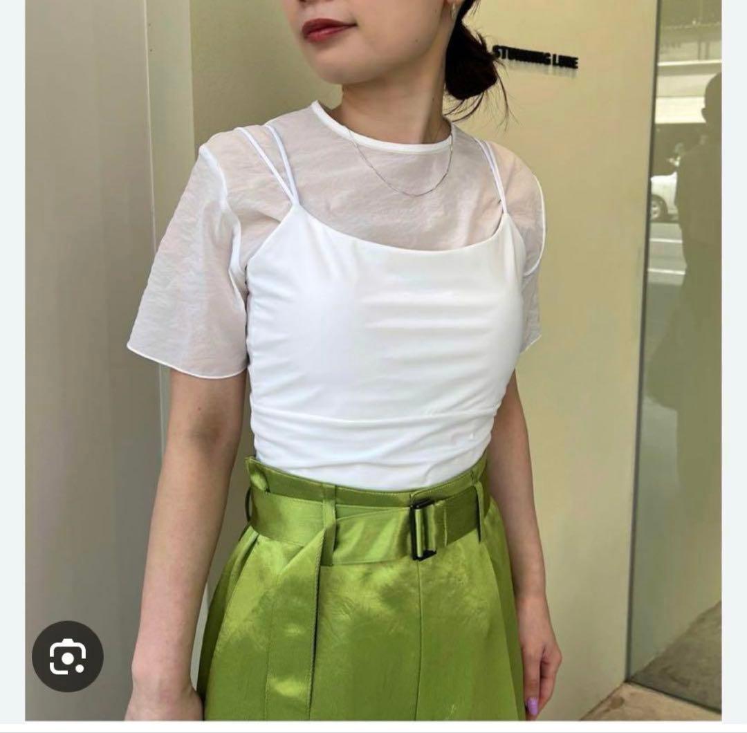 【お値下げ中！！】stunning lure スイムジャージーキャミ 白