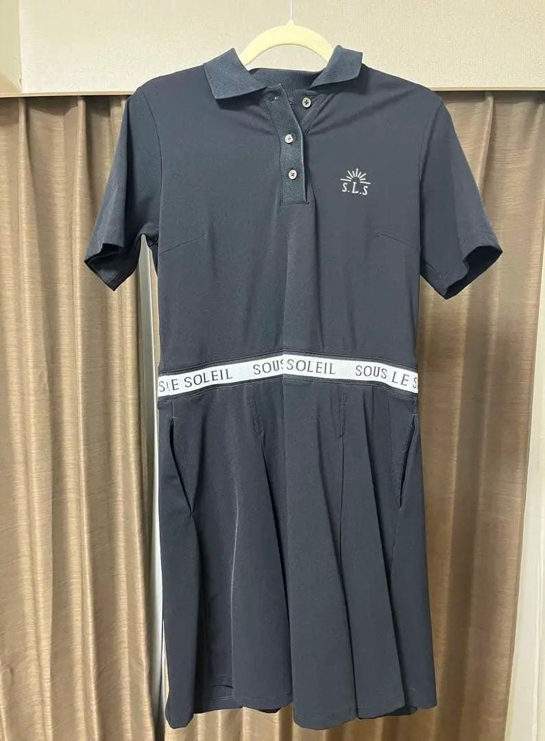 ポロワンピース 黒 SLS