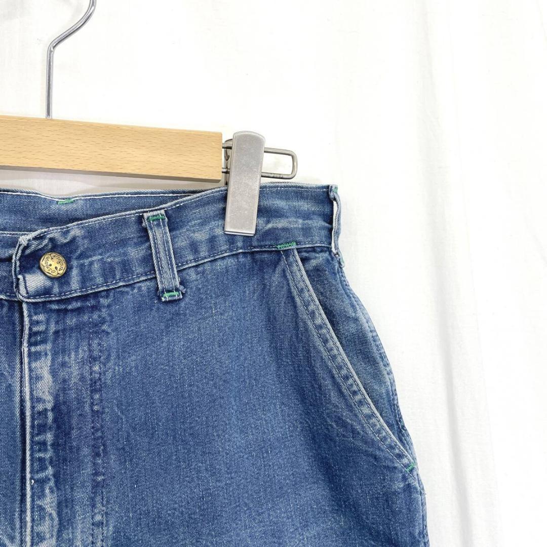 OSHKOSH : 60s 70s デニムペインターパンツ★インディゴ