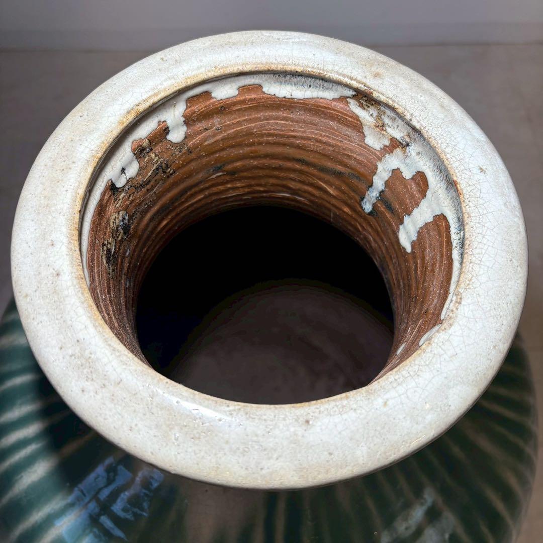 信楽焼 大壷 水瓶 陶磁器 壷 茶壷 酒壺 茶道具 雨だれ