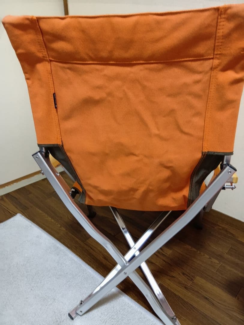 スノーピークpeak　ローチェア　帆布オレンジペアセット　中古