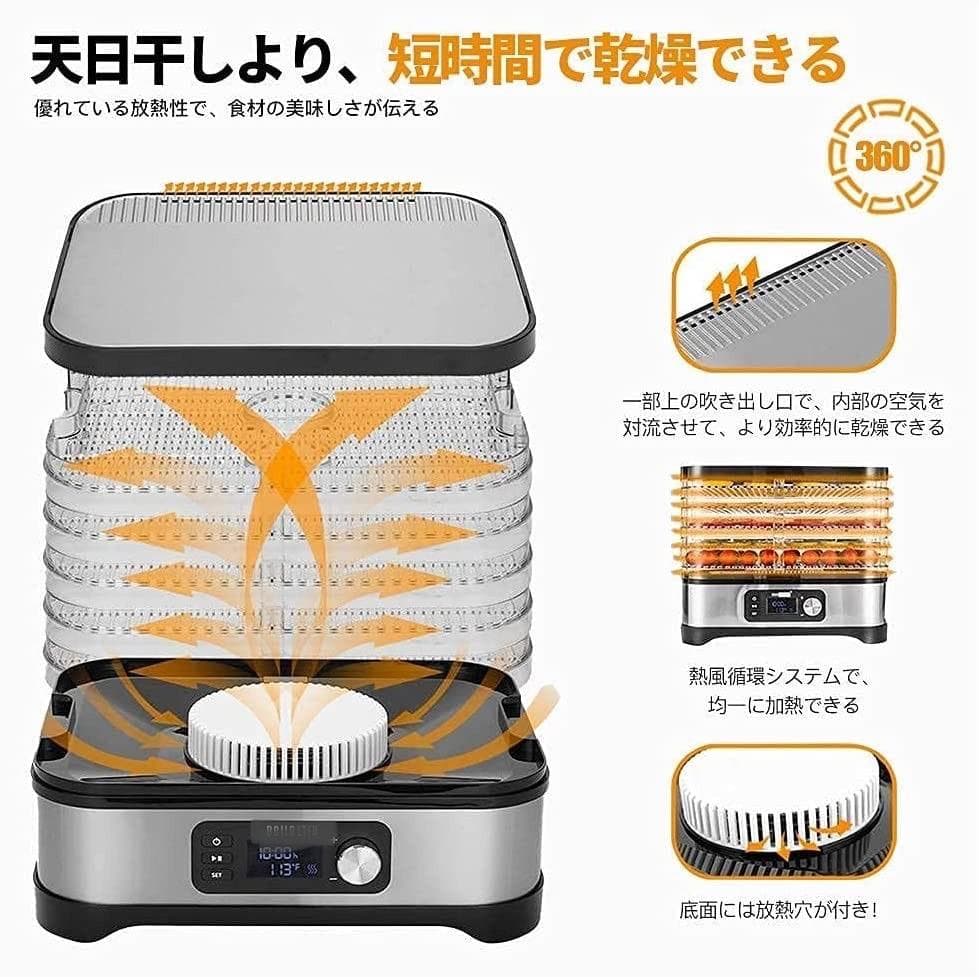 栄養価も旨みも逃がさずギュッと凝縮❣ビーフジャーキーも作れる❤フードドライヤー