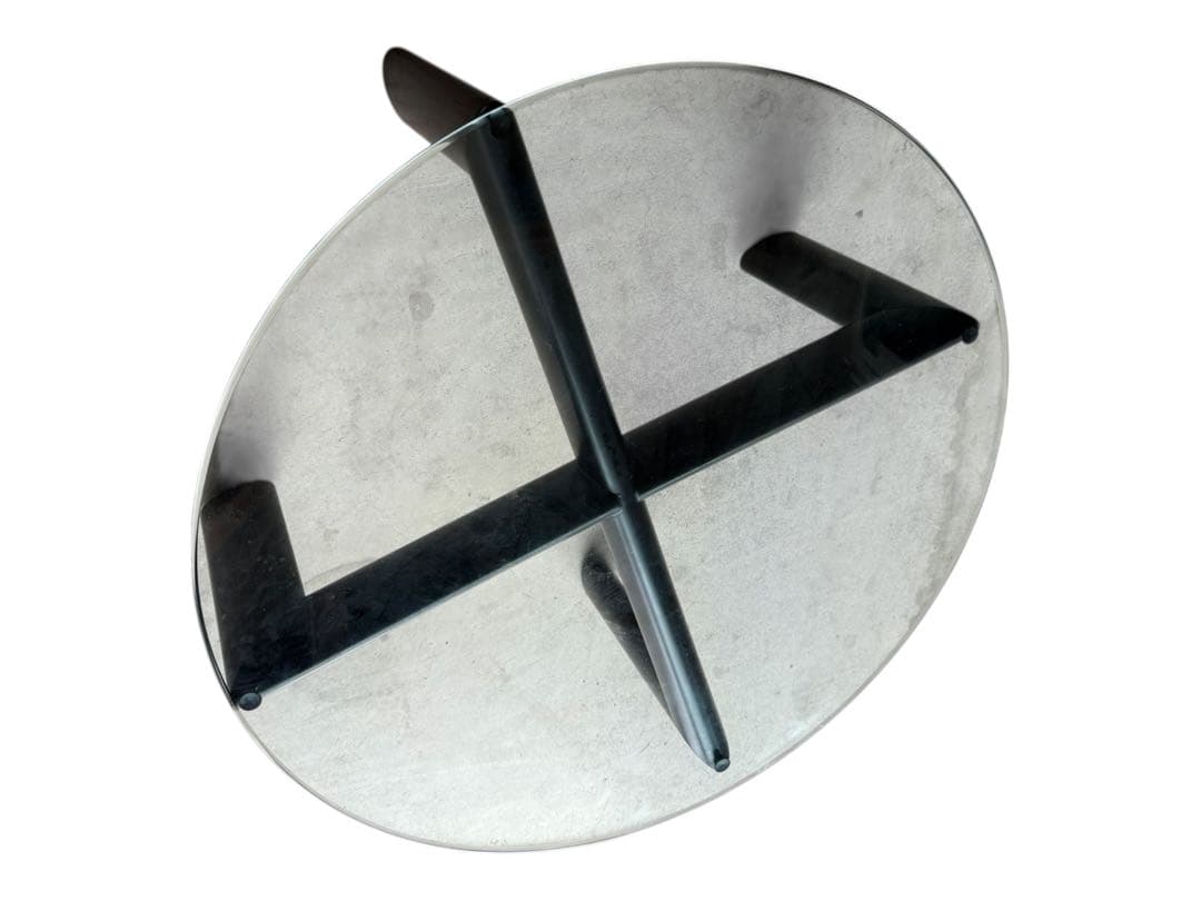 コルビジェ　リプロダクト　ガラス天板　ダイニングテーブル　二人暮らし