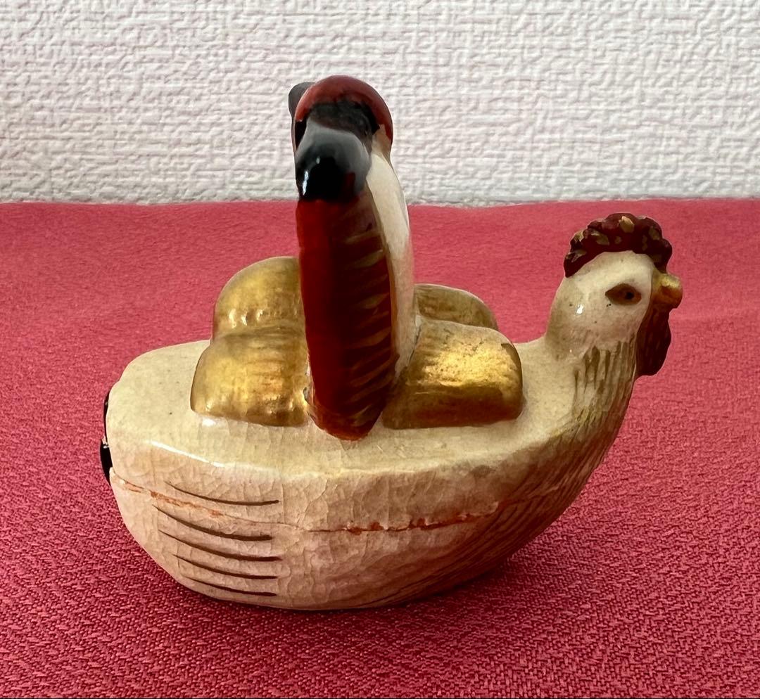 京焼 清閑寺窯 色絵 干支 宝船香合 杉田祥平 箱付き 縁起物 茶道具
