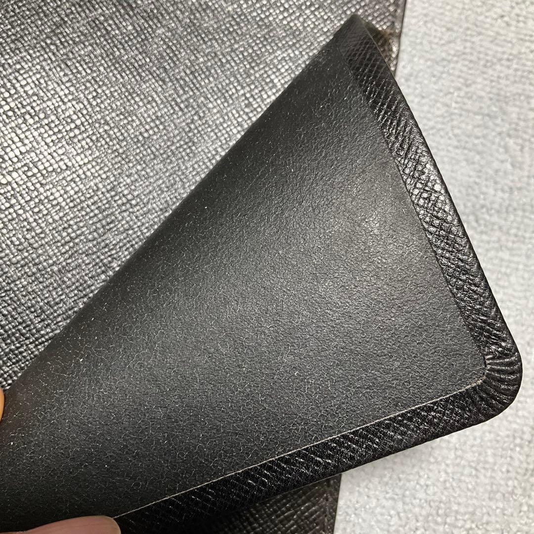 Louis Vuitton エピレザー 手帳カバー 黒　アジェンダ MM？