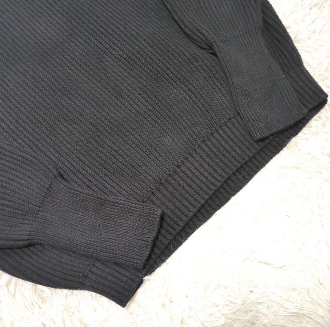 極美品 WAIPER.inc 米軍 コットンニット コマンドハーフジップセーター