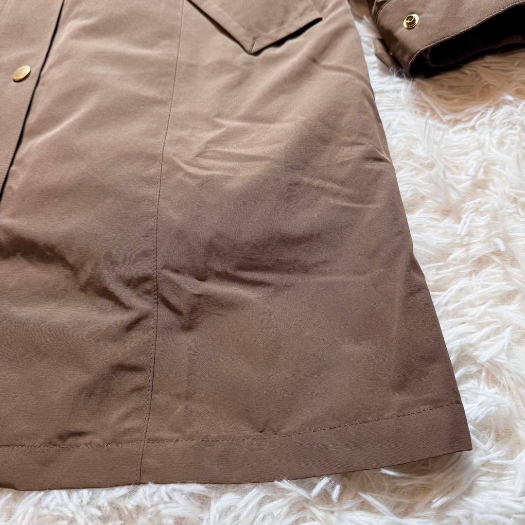 未使用級 ブルーレーベルクレストブリッジ モッズコート ファーフード ライナー付