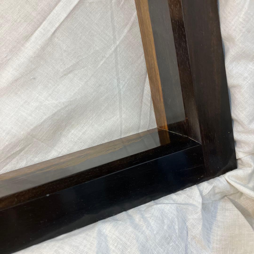 茶道具　炉縁　縞柿蒔絵　萩井好斎作　共箱　50 万(税抜)購入　S38RF