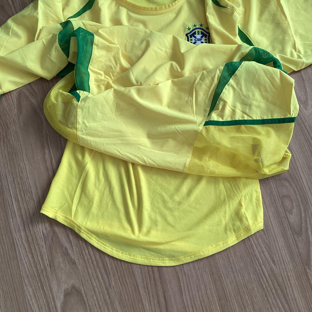【選手支給モデル ブラジル代表】日韓W杯2002年 ユニ 選手支給モデル 長袖