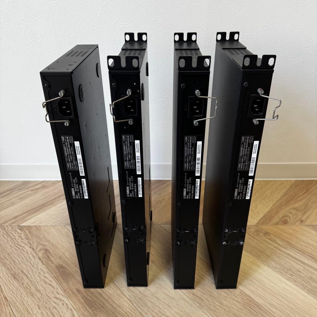 【4台セット】YAMAHA SWX2200-24G 24ポートスイッチングハブ