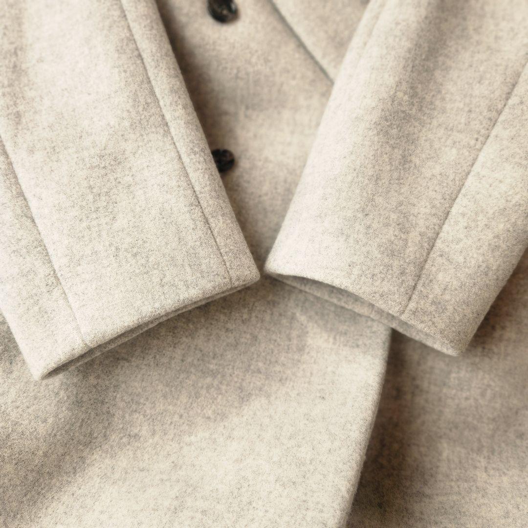 [美品]グリーンレーベルダブルテーラードコート　SPINT　ライトグレー