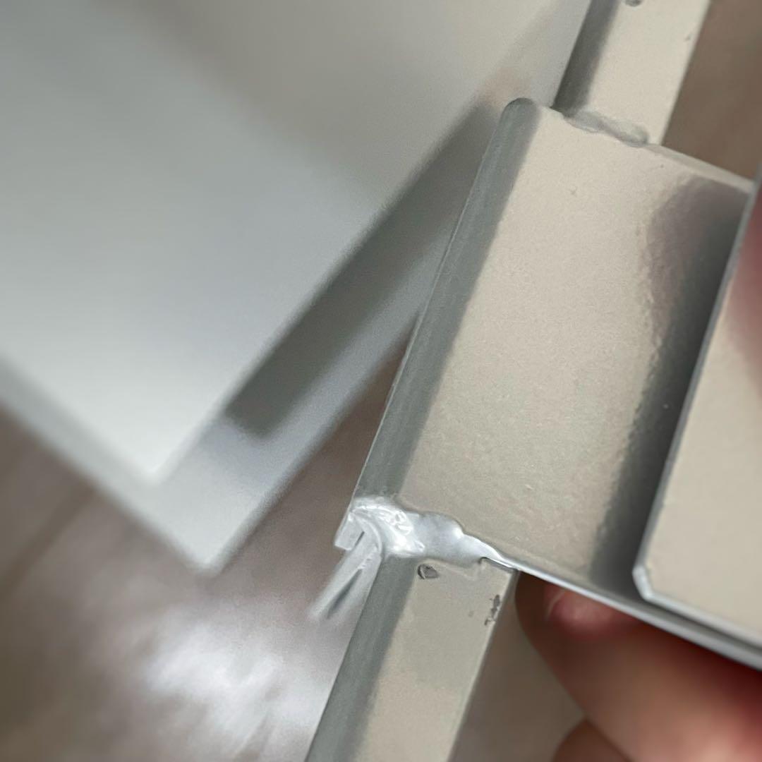 ルネセイコウ タワーシェルフ グランデ(ワイド天板) シルバー