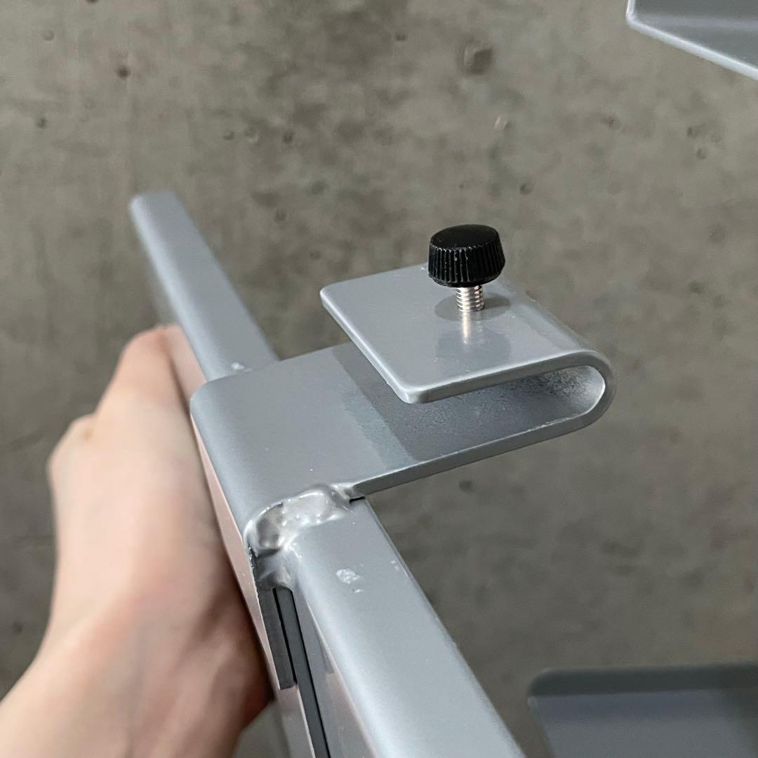 ルネセイコウ タワーシェルフ グランデ(ワイド天板) シルバー