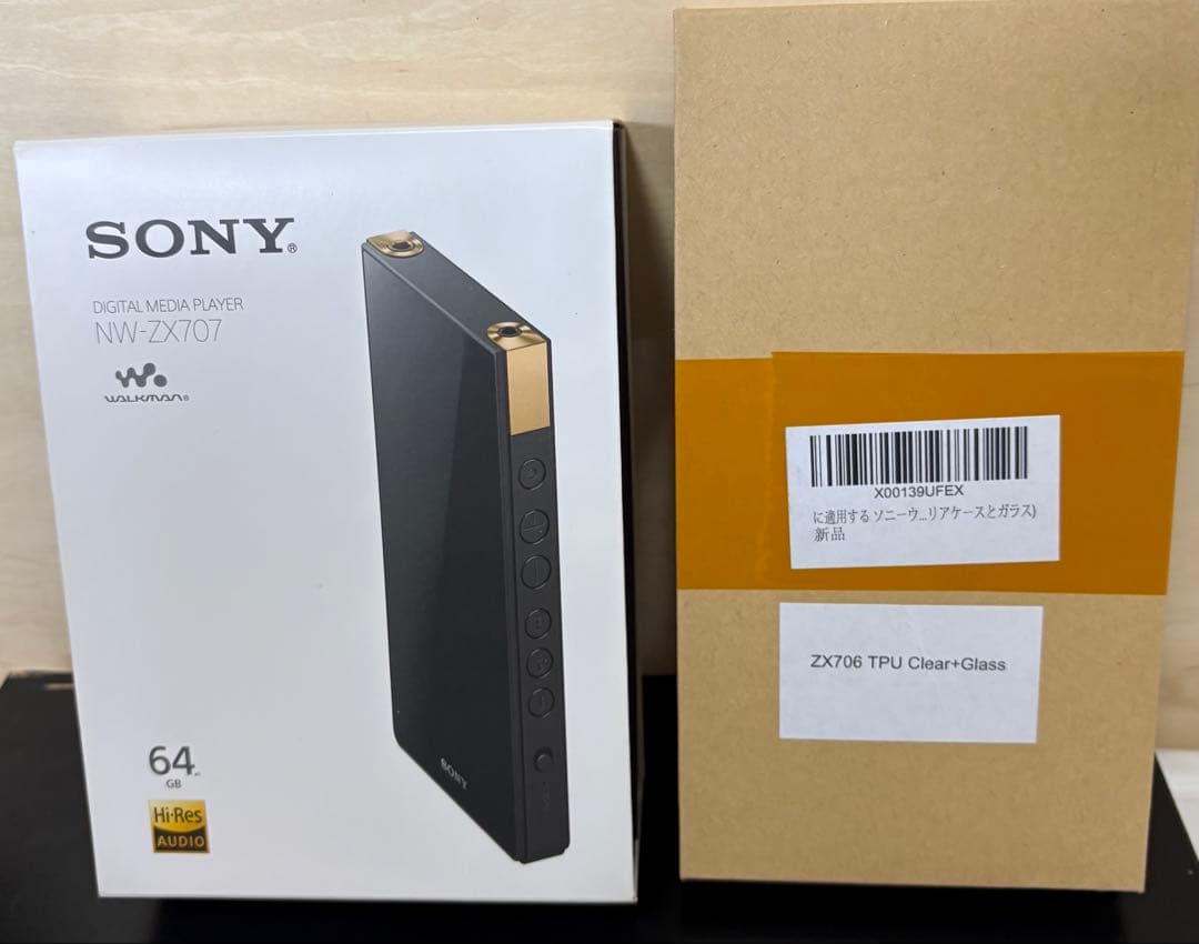 SONY NW-ZX707 64GB ポータブルプレーヤー　　未使用専用￼ケース