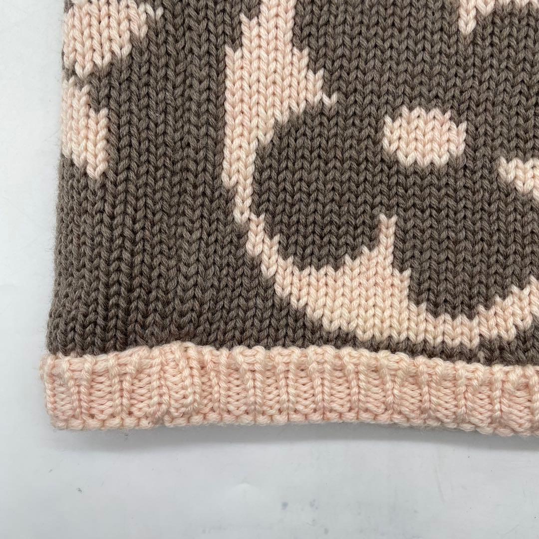 【極美品】ルイヴィトン　スヌード　モノグラム　ピンク