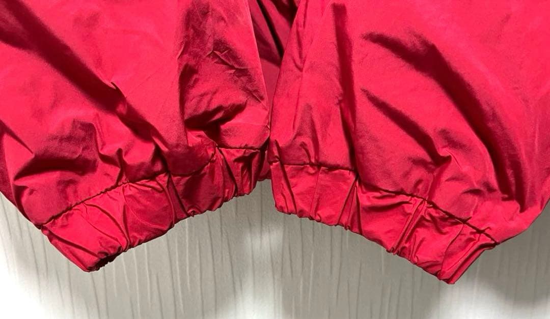 美品　L.L.Bean エルエルビーン ナイロンジャケット 裏フリース レッドL