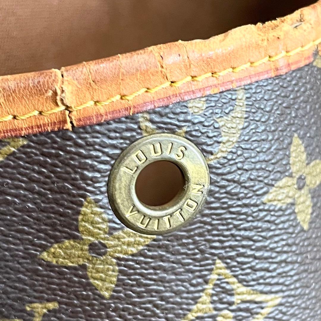 ルイヴィトン　ショルダーバッグ　ノエ　モノグラム　ブラウン　ヌメ革　廃盤