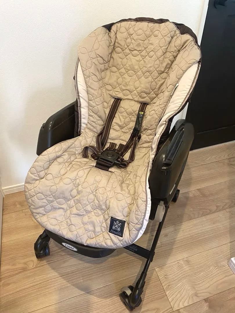 Combiネムリラ オートスウィングハイローチェア 電動 (ブラウンベージュ)