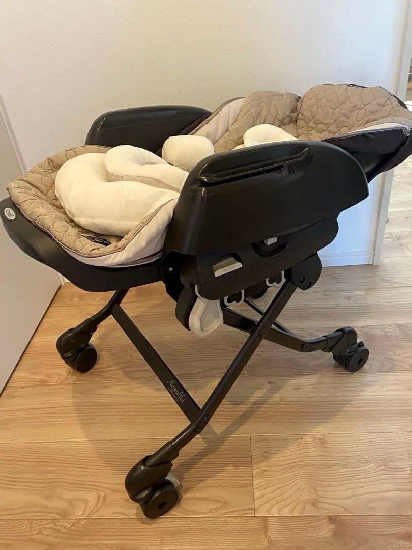 Combiネムリラ オートスウィングハイローチェア 電動 (ブラウンベージュ)