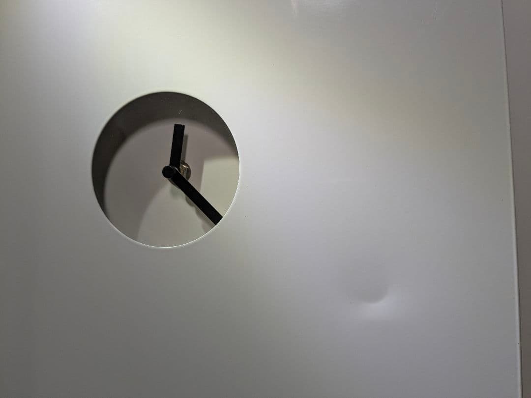 OLD IKEA JAGGA スチール ウォールラック 時計付き スペースエイジ