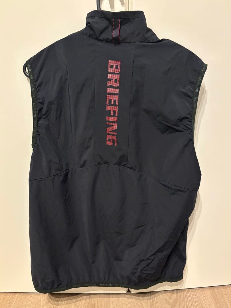 【美品】BRIEFING GOLF ブリーフィング ゴルフ ベスト ブラック