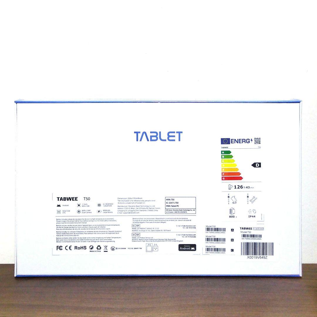 新品 Android16 タブレット本体 11インチ 128GB 8コア