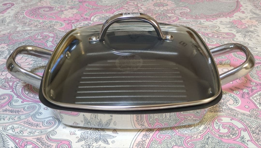 マイヤー MEYER スクエア グリルパン 24cm 付属品付き 新品未使用