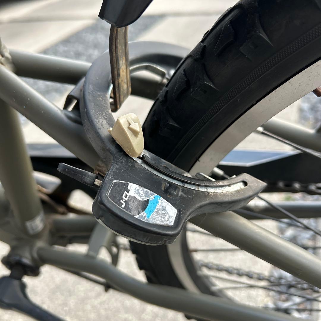 Jeep 子供用自転車 7段変速 オリーブグリーン 『直接取引き限定半田市』