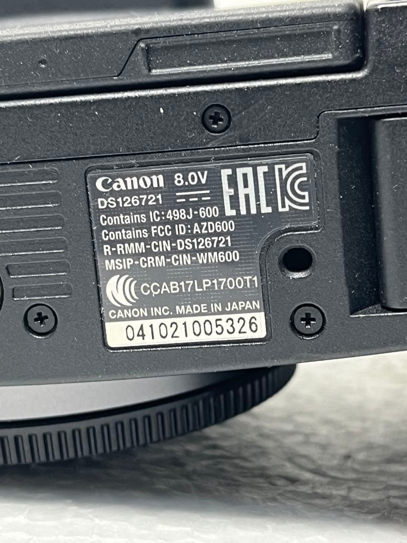 Canon EOS R ボディ 動作確認済み 中古品 フルサイズ