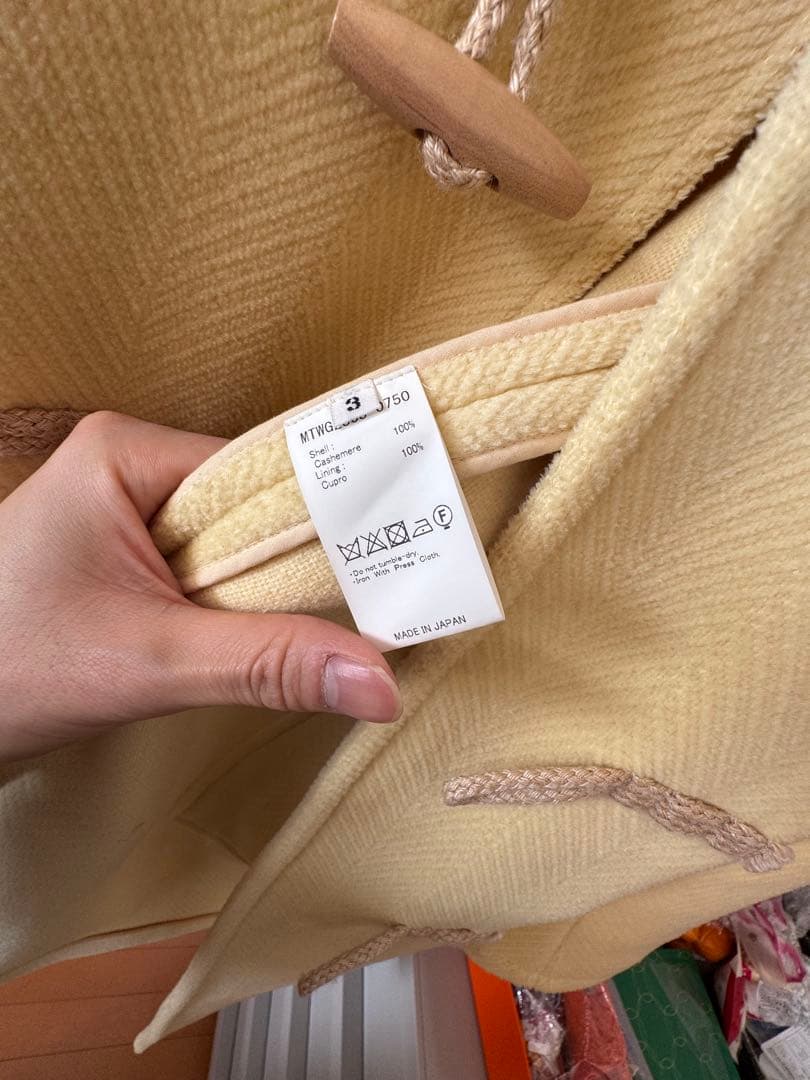 maatee&sons wagamama別注カシミアパイルダッフルコート