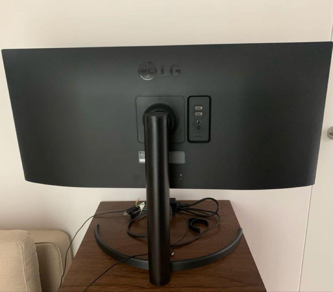 LG 34WP550-B 34インチ　ウルトラワイドモニター 曲線スタンド付
