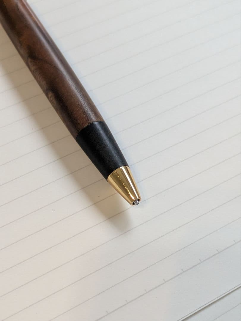 野原工芸　限定　欅上杢　旧型　シャープペンシル　固定式口金