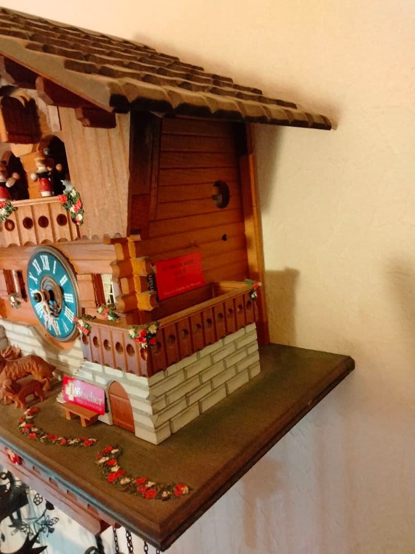 スイス製❥木製手作りククー時計 ❥直接手渡し限定