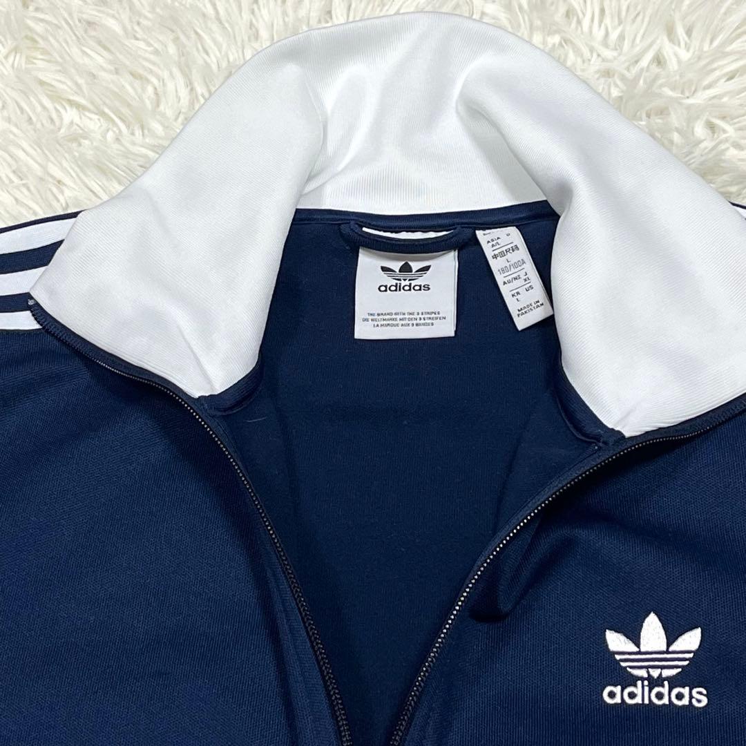 アディダス オリジナルス トラックジャケット ジャージ ネイビー XLサイズ